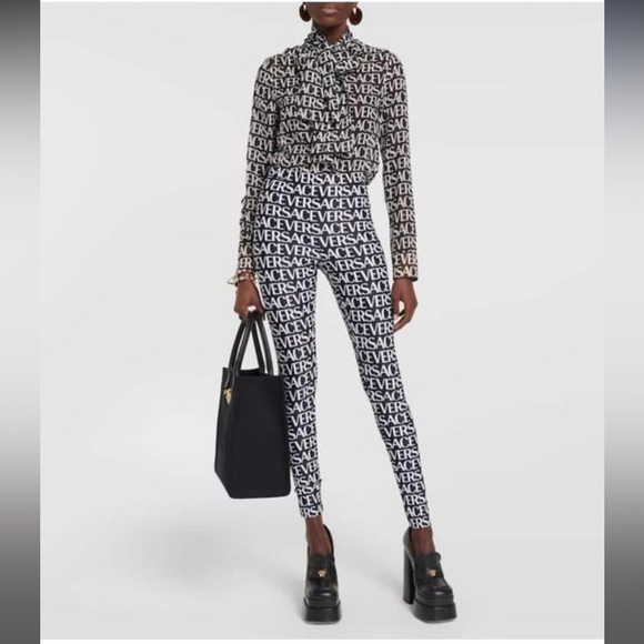 Versace logo leggings - Picture 2 of 5